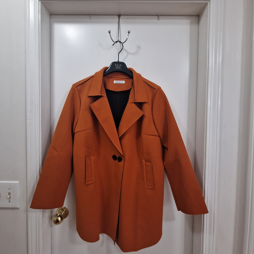 Orange Blazer/Jacket - Picture 2 of 3